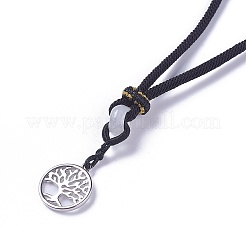 Natural Dragon Blood Pendant Necklaces&nbsp;NJEW-P241-D02