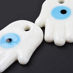 Handmade Evil Eye Lampwork Pendants&nbsp;LAMP-O018-02A