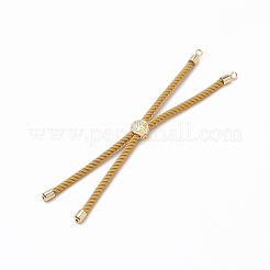 Nylon Twisted Cord Bracelet Making&nbsp;MAK-T003-12G