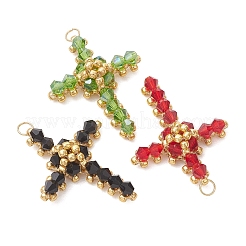 Glass Seed Beaded Pendants&nbsp;PALLOY-MZ01287