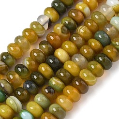 Natural Banded Agate Beads Strands&nbsp;G-F790-I01-01S