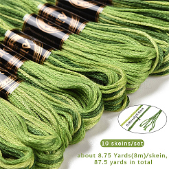 10 Skeins 6-Ply Polyester Embroidery Floss&nbsp;OCOR-CY0004-38K