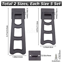 10Sets 2 Styles Resin Photo Frame Holder Set&nbsp;KY-GF0001-08A