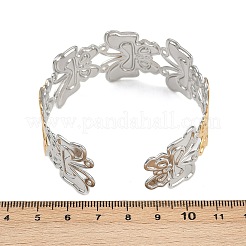 304 Stainless Steel Cuff Bangles for Women&nbsp;BJEW-G757-10GP