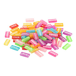 100Pcs Transparent Acrylic Beads&nbsp;DIY-FS0001-31