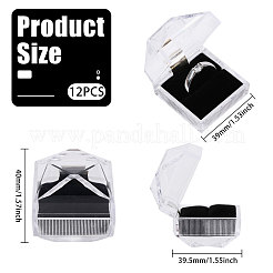 Transparent Acrylic Ring Storage Boxes&nbsp;FIND-WH0420-122B