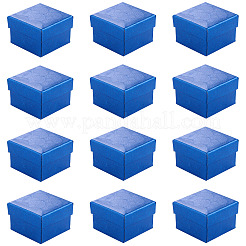 Shell Textured Paper Jewelry Ring Storage Gift Boxes&nbsp;CON-TAC0014-15B