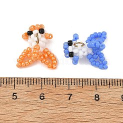 MIYUKI Round Glass Seed Beads Glass Pendants&nbsp;PALLOY-MZ01451
