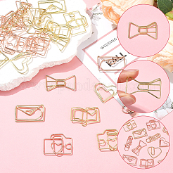 60Pcs 12 Styles Iron Paper Clips&nbsp;AJEW-SP0002-97