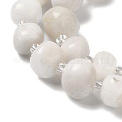 Natural White Moonstone Beads Strands&nbsp;G-Q169-E08-01