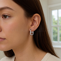 4 Pairs 4 Styles Alloy & Brass Hoop Earrings&nbsp;EJEW-GO0007-010