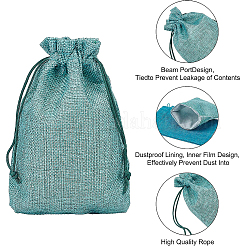 Burlap Packing Pouches Drawstring Bags&nbsp;ABAG-BC0001-17