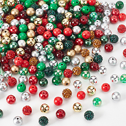 DIY Christmas Polymer Clay Rhinestone & Glass & Acrylic Beads Jewelry Findings Kits Kits&nbsp;DIY-NB0012-24