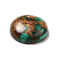 Assembled Synthetic Bronzite and Malachite Cabochons&nbsp;G-I339-08A
