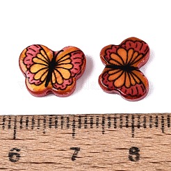 Printed Natural Freshwater Shell Beads&nbsp;SHEL-Q029-11B