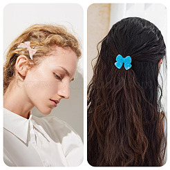 40Pcs 2 Colors Iron Alligator Hair Clip Findings&nbsp;PHAR-TADJ0001-12