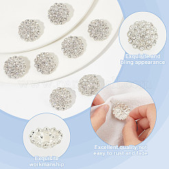 14pcs 1-Hole Alloy Shank Button&nbsp;FIND-FG0003-17A