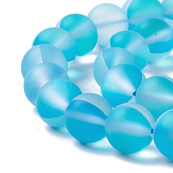 Synthetic Moonstone Beads Strands&nbsp;G-E573-01C-12