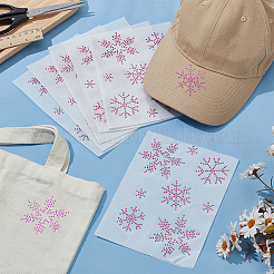 Snowflake Pattern Hotfix Rhinestones&nbsp;DIY-WH0430-205B