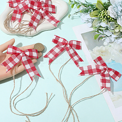 Christmas Polyester Bowknot for Gift Box Decoration&nbsp;AJEW-WH20033-136B