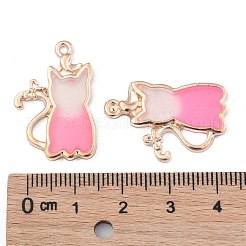 Zinc Alloy Enamel Pendants&nbsp;X-PALLOY-I124-18G-A