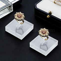 Acrylic Single Ring Display Stands&nbsp;RDIS-WH0007-13B