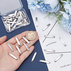 50Pcs 201 Stainless Steel Links/Connectors&nbsp;STAS-UN0063-29