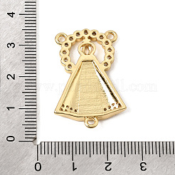 Brass Micro Pave Clear Cubic Zirconia Chandelier Component Charms&nbsp;CU-CBA83BD-17G