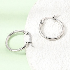 201 Stainless Steel Hoop Earrings&nbsp;SA-CBA4A0D-16P-D