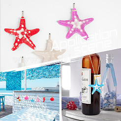 8 Sets 4 Style Resin Pendant Ornaments&nbsp;HJEW-GL0001-04