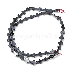 Synthetic Non-magnetic Hematite Beads Strands&nbsp;G-K375-F02-01