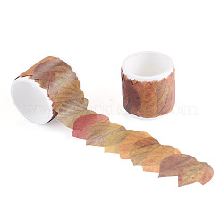 Autumn Leaf Paper Tape Stickers for Card Making&nbsp;DIY-TAC0032-23E