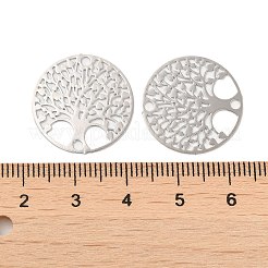 Rack Plating Brass Connector Charms&nbsp;KK-Q792-14P