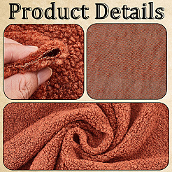 Polyester Granulated Cashmere Fabric&nbsp;AJEW-WH20006-48C