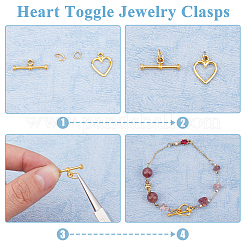 200Pcs 4 Colors Tibetan Style Alloy Toggle Clasps&nbsp;TIBEB-FH0001-41
