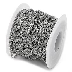 Tarnish Resistant 304 Stainless Steel Cable Chain&nbsp;CHS-C010-03P