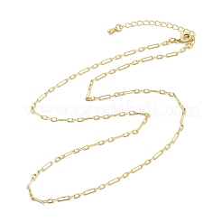 Brass Oval Link Chain Necklaces&nbsp;NJEW-A042-08G