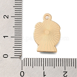 Christmas Theme Alloy Enamel Pendants&nbsp;FIND-M039-02G