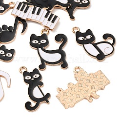 Alloy Enamel Pendants&nbsp;AL-CBADB2B-10G
