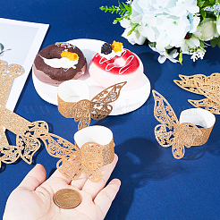 Butterfly Paper Napkin Rings&nbsp;AJEW-WH0348-03A