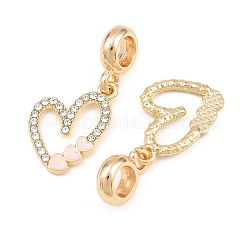 Alloy Enamel European Dangle Charms&nbsp;AL-CBAC2D3-16G