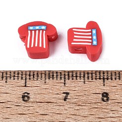 Independence Day Handmade Polymer Clay Beads&nbsp;CLAY-Q253-14A