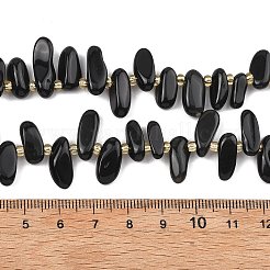 Natural Black Obsidian Beads Strands&nbsp;LS-G-F821-C02-01