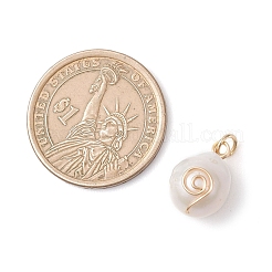 Natural Keshi Pearl Pendants&nbsp;PALLOY-JF04811-01