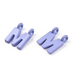 Rack Plating Spray Painted Alloy 2-Loop Link Pendants&nbsp;PALLOY-N176-01M