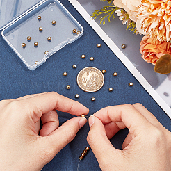30Pcs Ion Plating(IP) 202 Stainless Steel Beads&nbsp;STAS-UN0056-14