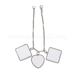 Sublimation Blank Bracelet Making&nbsp;DIY-WH0325-95P