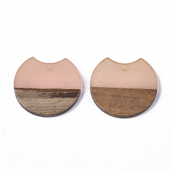 Resin & Walnut Wood Pendants&nbsp;RESI-T023-11E