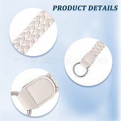2Pcs Braided PU Leather Handles&nbsp;PURS-CL0001-18A