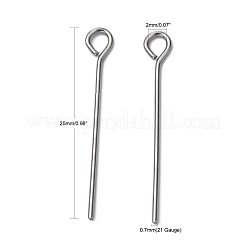 Tarnish Resistant 304 Stainless Steel Eye Pin&nbsp;STAS-R045-25mm